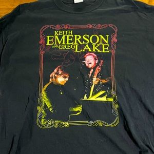 Emerson Lake 2010 concert T-shirt